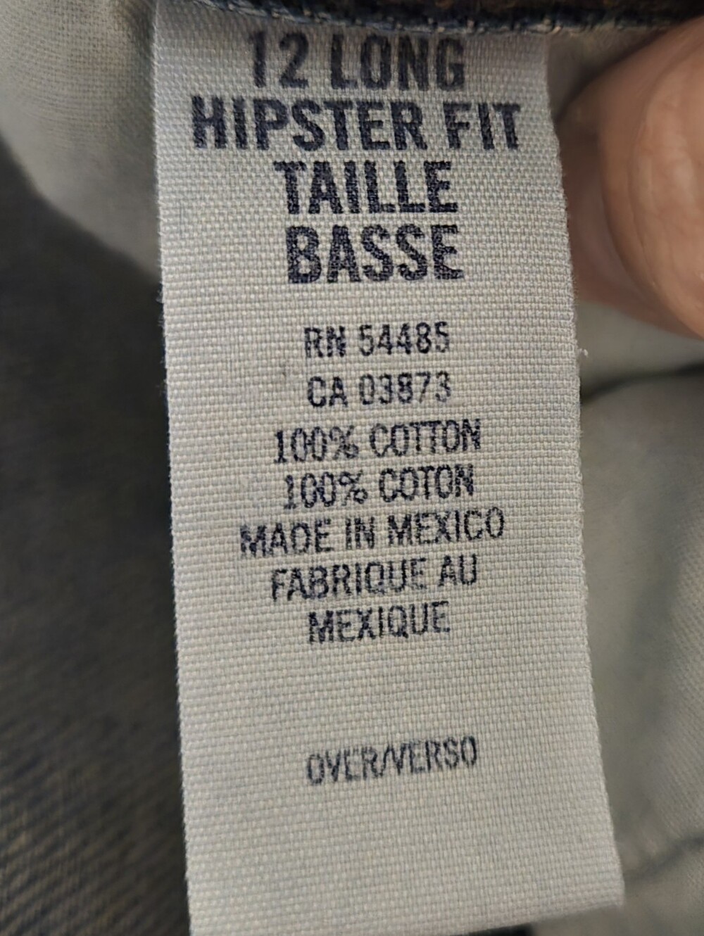 Vtg American Eagle Hipster Flare Denim Jeans Distressed Sz 12 100% Cotton Hippie - Picture 7 of 8